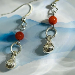 New Fashionable and Elegant Earrings, Silver Jewelry, Lucky Bag Pendant Earrings, Fashionable Styles, Perfect Gifts for Women