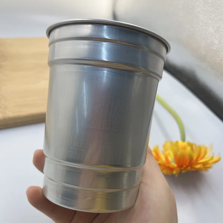 0.15Mm Ultrathin 9Oz 12Oz 16Oz 20Oz Bar Cafe Use Cold-Drink Drinkware Tumbler Aluminum Beer Drink Cup