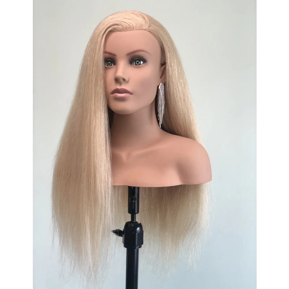 24 Inch European Manikin Dummy Doll Head Manican for Hair Practice