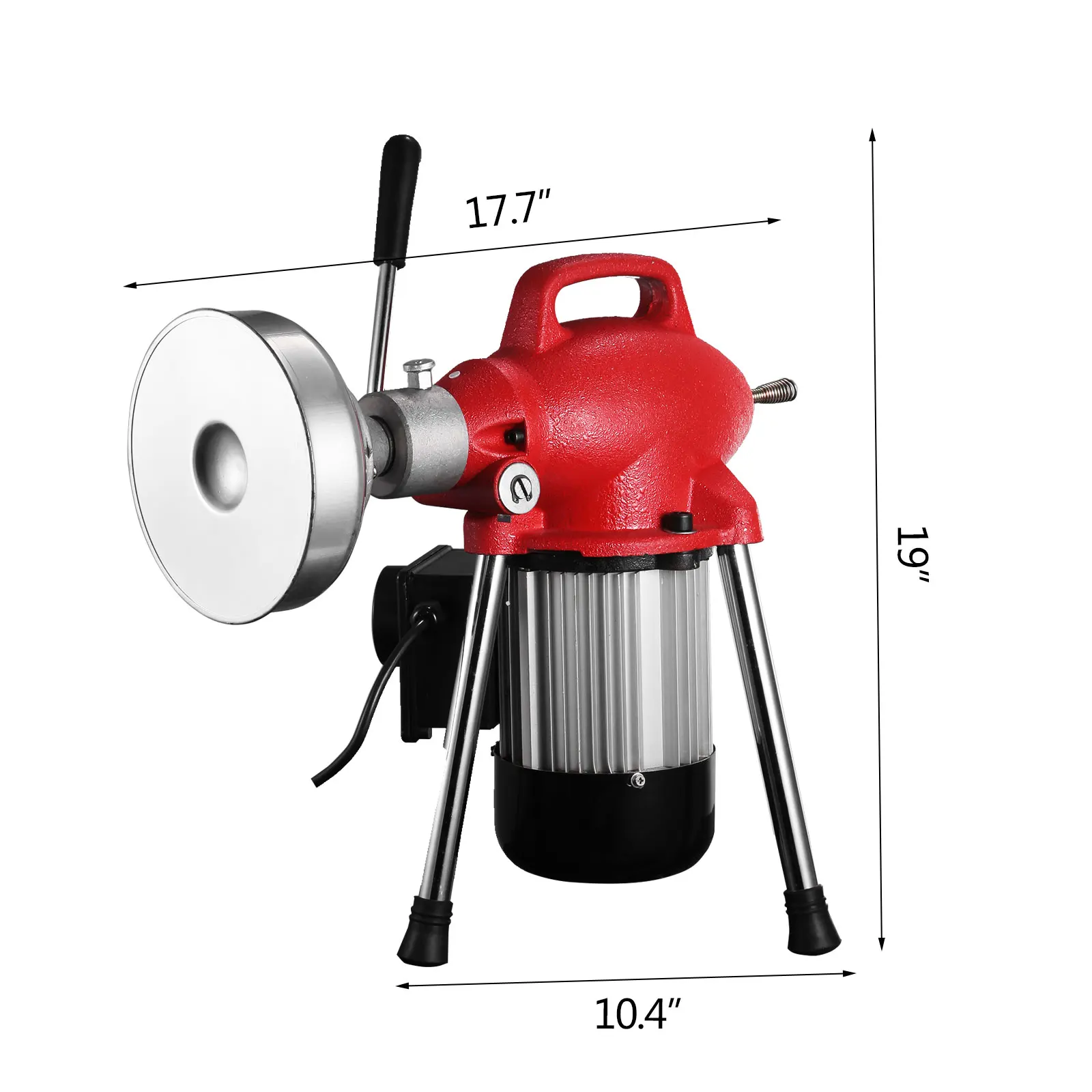 Electric Automatic Drain Cleaner Spring Pumbling Snake Drain Pipe Cleaner Sewer Drain Cleaning Machine for Sale