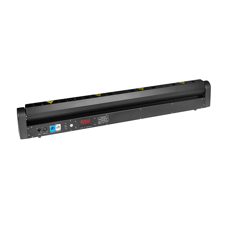 Luce laser a scansione a fascio di luce a testa mobile a 8 occhi, 500 MW, illuminazione laser rossa per club, DJ, discoteca, bar, palcoscenici_voghion.com