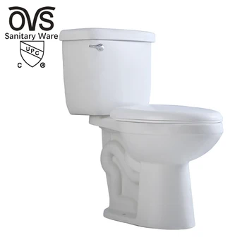 OVS Cupc ADA 1.28GPF Low Flow Map 1000g Wc Toilette Vitreous China S Trap Toilet Bowl Dual Flush Two Piece Toilets for Bathroom