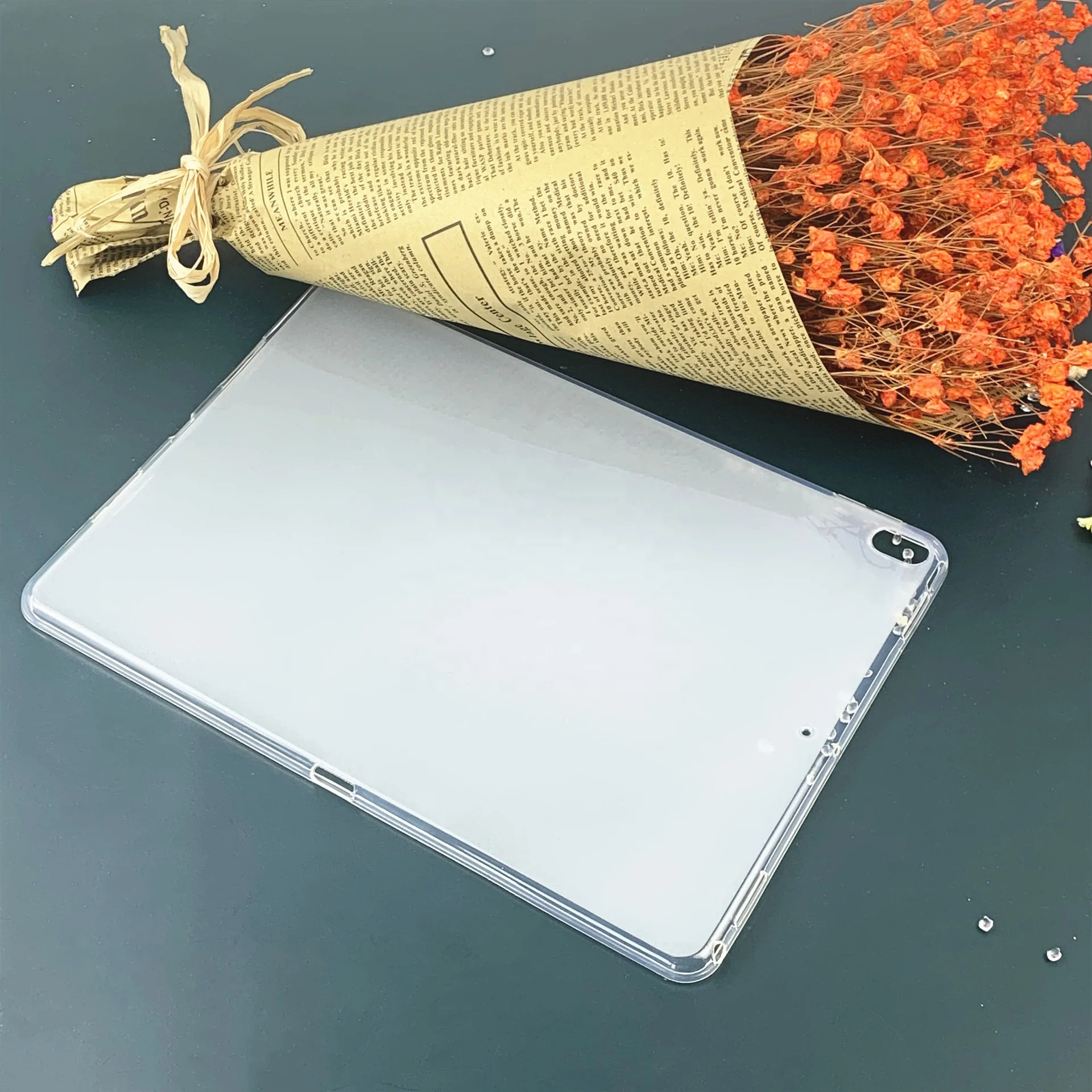 
 Простой в установке Мягкий ТПУ Матовый Прозрачный чехол для iPad Air 10,5 Задний защитный матовый чехол для iPad Pro 10,5  