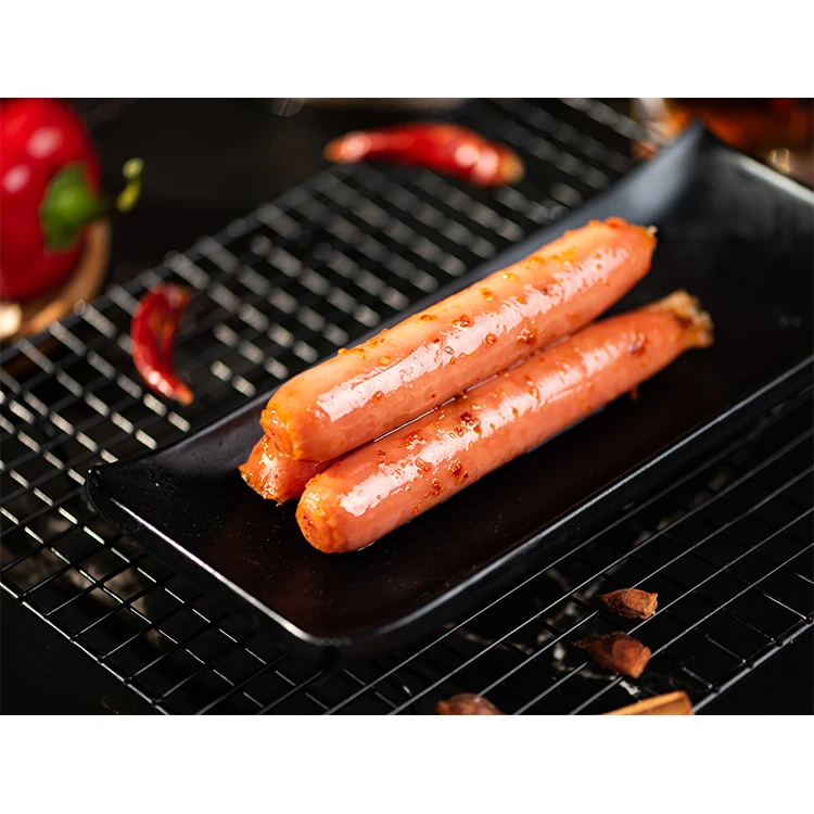 OEM Low Price good quality Spicy sausage made in china ISO HACCP standard 89g*80 pieces