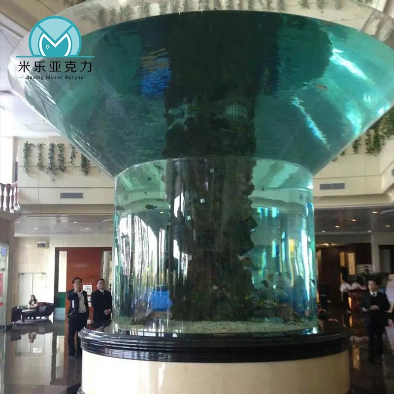 Fancy Clear Large Round Acrylic Fish Tank Aquarium