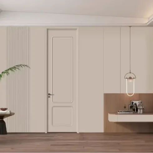 Melinco Design WPC-Innentüren, passend zur Schrank- und Wandfarbe, Villa, Hotel, Büro, Holzdekor-Tafeltüren