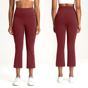 Roregal Workout Sports Yoga Stretch High-waisted Butt Lift Casual Women's Straight-leg Yoga Leggings