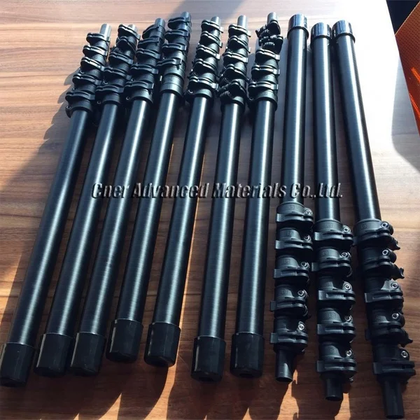 Laser Telescopic Pole Measurement FRP Fiberglass Tubing Tree/Garden Pruner  Poles Light Extension Black Matte 100% Full Glass| Alibaba.com
