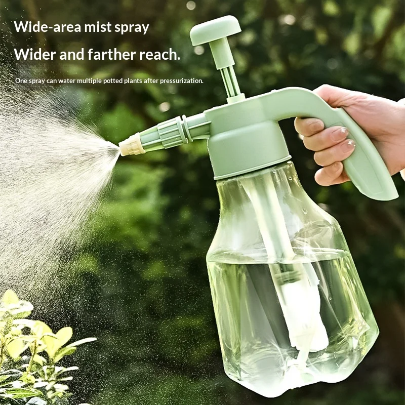 Watering Kettle Special Air Pressure Spray Kettle Disinfection High Pressure 1.5L Plastic Watering Flowers Household Large Spray