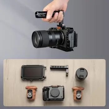 SmallRig Camera Top Handle Grip DSLR Cage Handle with Cold Shoe Mount for Camera Rig - 1638C product image