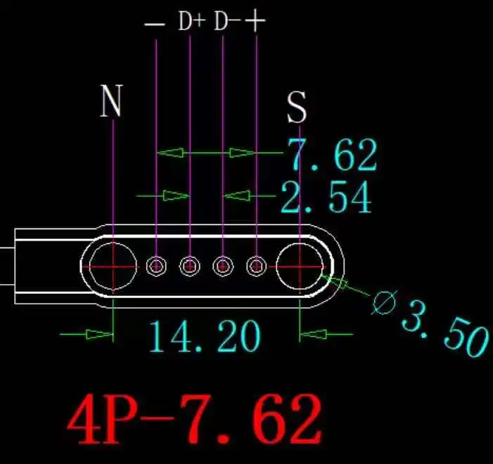 Magnetic Charger 4Pin (2)