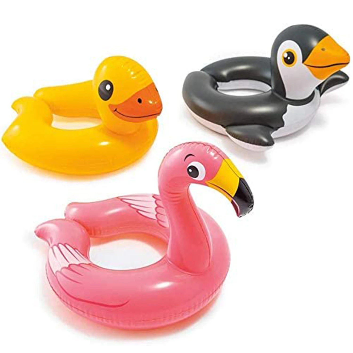 Animal Head Split Ring Pool Floats Includes Duck Penguin Flamingo Pool  Party Toys Outdoor Water Floats - Buy Pool Floats For Kids Duck Inflatable  Pool Floats Kids Kids Floaties Pool Inflatables For
