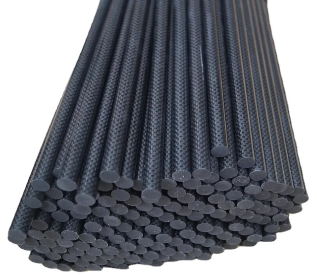 High strength carbon fiber rod blanks pultrusion solid carbon fiber rods