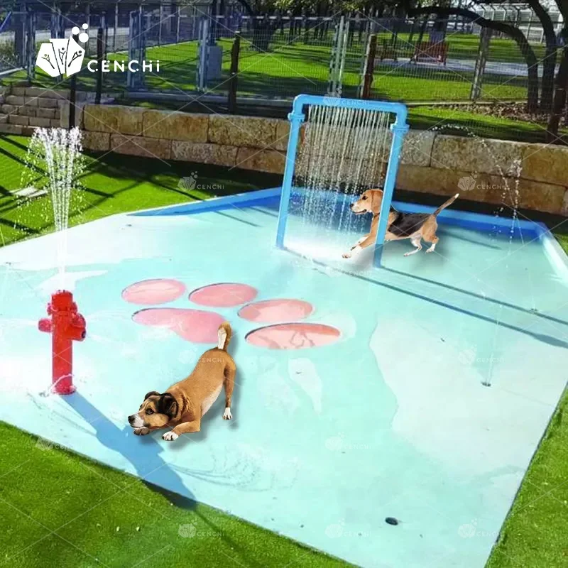Cenchi Dog Splash Park Fun Cooling for Puppies