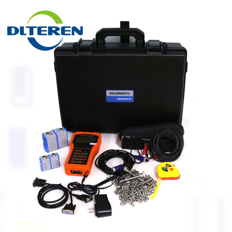 High Accuracy Ultrasonic Flow Meter Cheap and Fine RS 232 Interface Digital Water Flowmeter