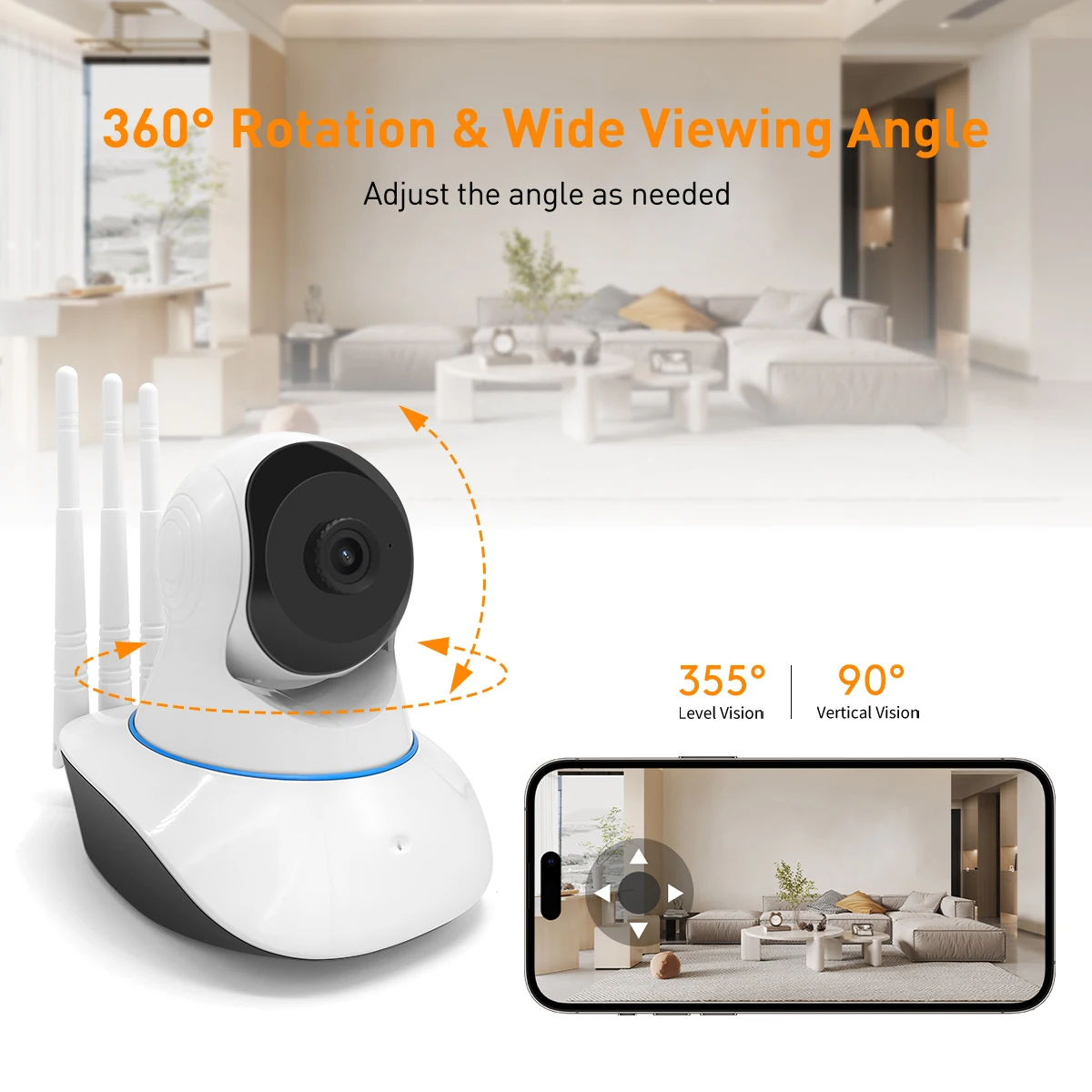 product v380 rvq5 pro wifi 1mp indoor security camera hd ptz cctv with night vision alarm storage motion detection tf card  cloud data-68