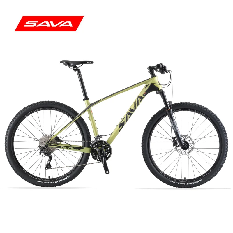 SAVA Carbon Fiber Mountain Bike 30 Speed off-Road Ride