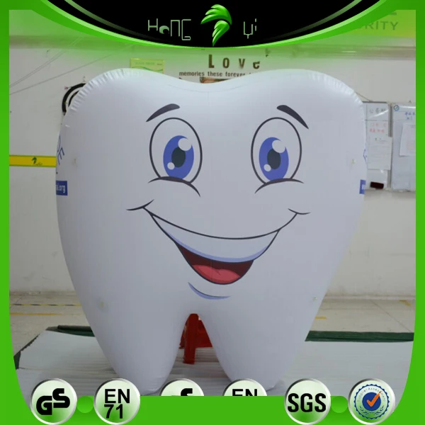 Big White Inflatable Healthy Tooth Model Dental Clinic Advertising Teeth