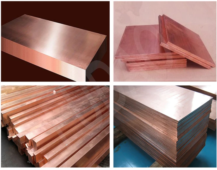 Quality Pure Copper Plate 3mm Sheet Nickel Plated Copper Sheet 10mm