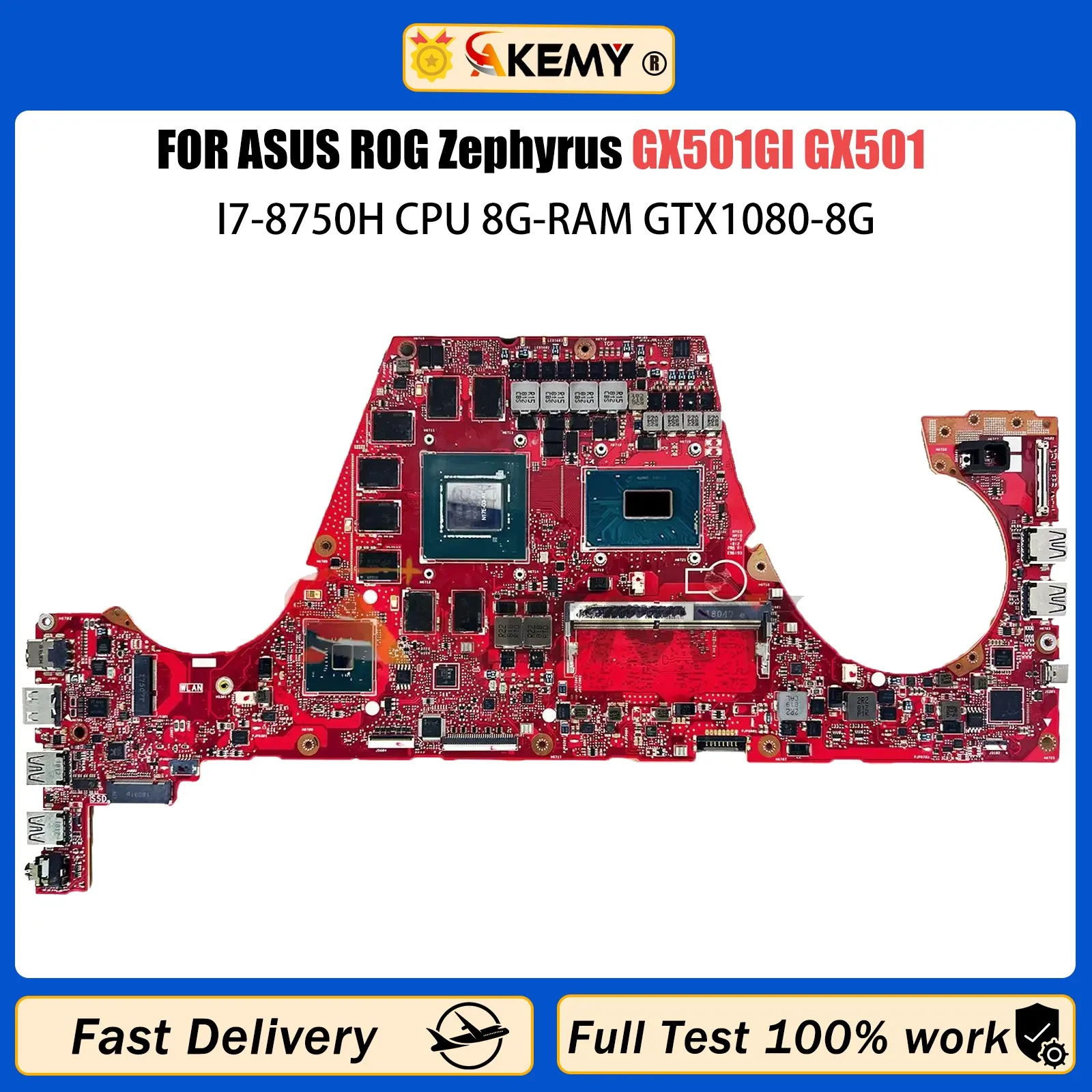 ASUS ZEPHYRUS GX501GI マザーボード修理アップグレードに使用 Asus ROG Zephyrus GX501 Disassembly, fan cleaning and