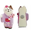 Cherry blossom cat refrigerator sticker