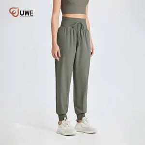Women High Waist Quick Dry Comfort Loose Casual Pilates Sweatpants Gym Fitness Yoga Joggers Pants Bootcut