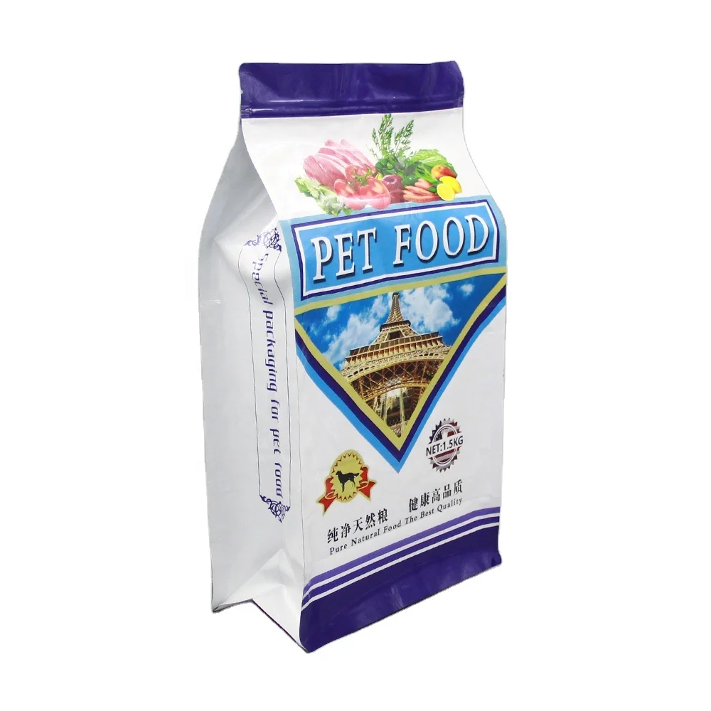 5kg 10kg 15kg 20kg 25kg Ziplock Aluminum Foil Dog Cat Plastic Flat