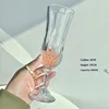 Transparent color Diamond goblet -200ML