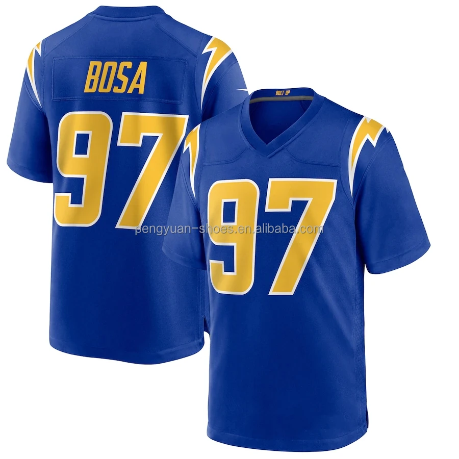 NFL_ Jersey 52 Khalil Mack 10 Justin Herbert Derwin James Jr  Los''Angeles''Chargers''Jerseys 97 Joey Bosa 13 Keenan Allen''nfl''Jersey 