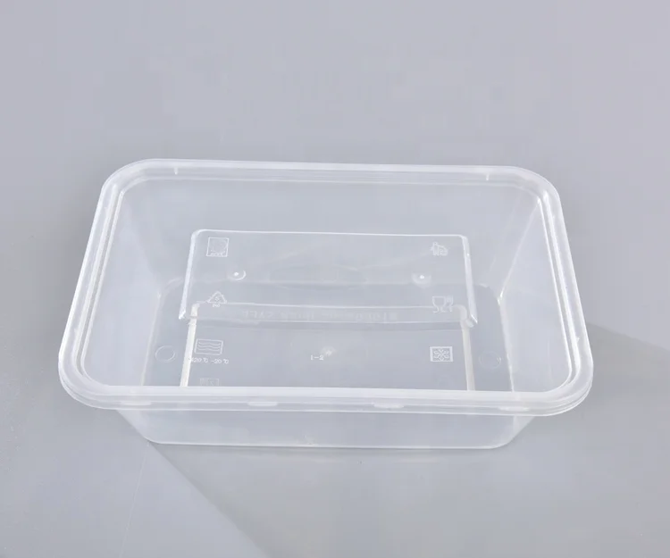 microwavable pp transparent leakproof disposable plastic