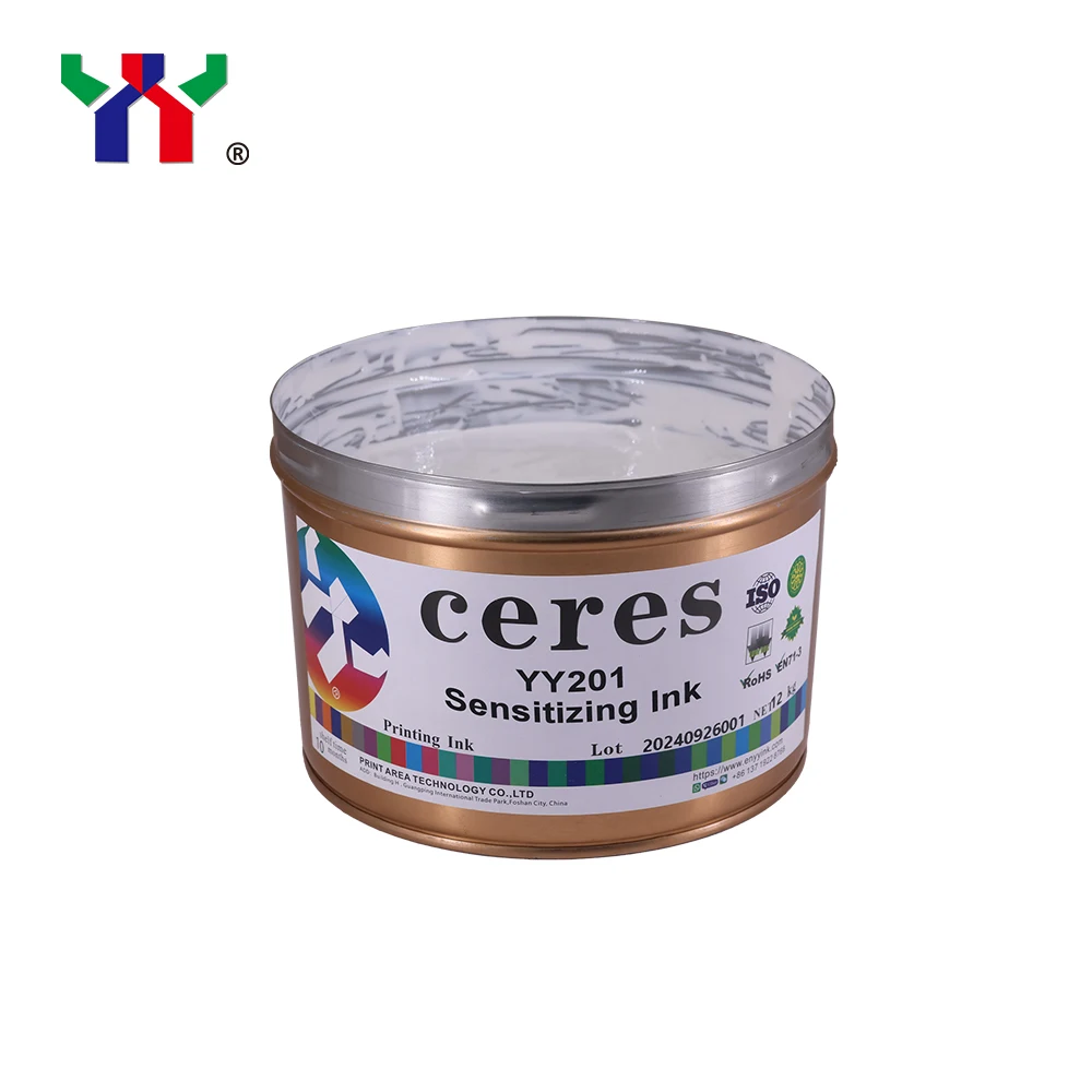 Holding Color High Density Ceres YY-201 Offset Printing Sensitizing Ink for Express Bill