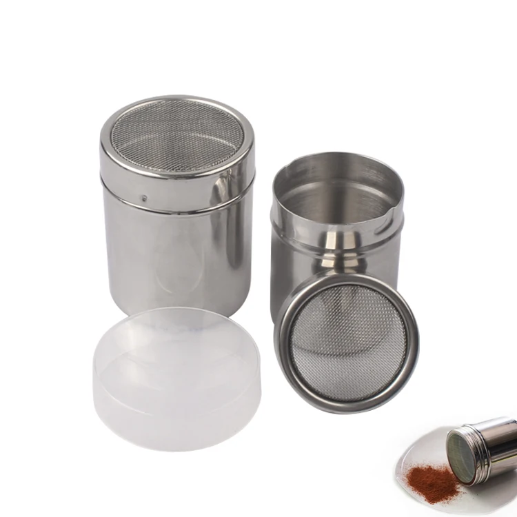 Bakest Wholesaler Stainless Steel Salt Shaker Seasoning Flour Lid Condiment Tools