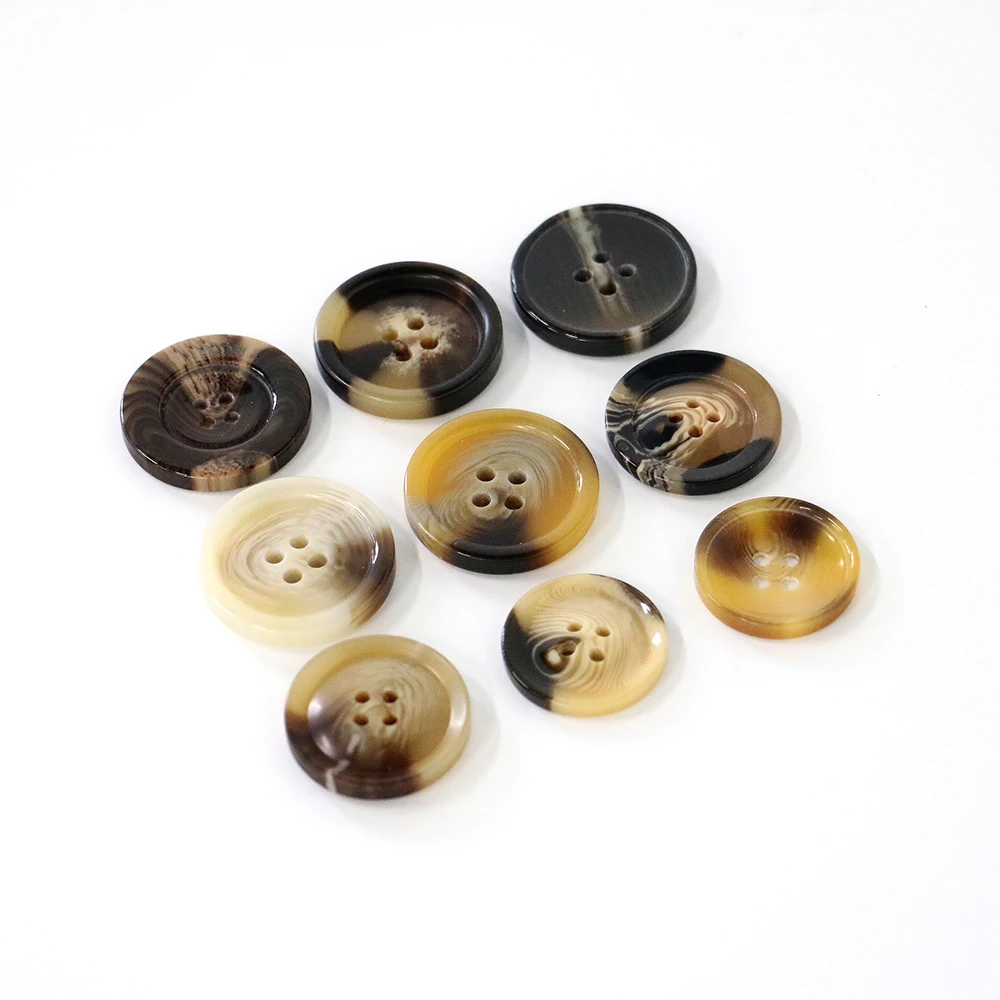 Custom logo Size Cheap Price Resin Suiting Buttons Round 4 Holes ...
