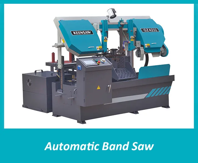 Automatic Band Saw Cutting Machine High Efficiency Horizontal Bandsaw