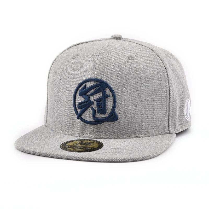 Aung Crown High Quality 5 Panel Flat Bill Hip Hop Snapback Hat Custom 3D Embroidery Logo Acrylic Classic Snapback Caps for Men