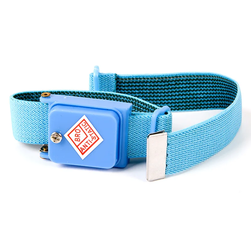 Anti Static Wrist Straps, Cordless Anti-Static Wrist Strap Discharge Band,  ESD Discharge Cable Band Wrist Strap-Blue