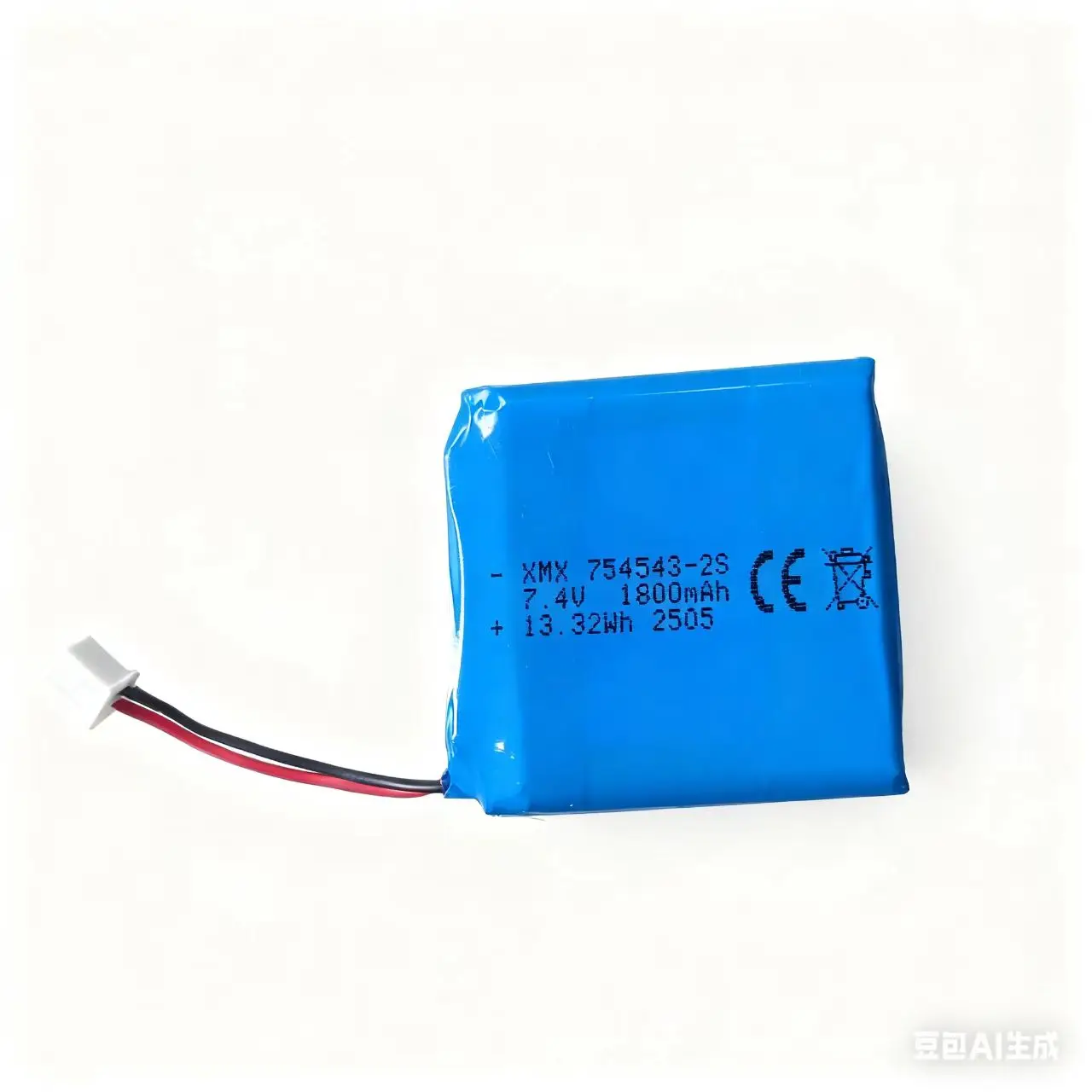 754543-2S 7.4V 1800mAh 13.32Wh Rechargeable Lithium Polymer Battery Pack OEM Brand for XMX Robot Vacuums H57317256e2314ebe9275ef0f54f2ad0da