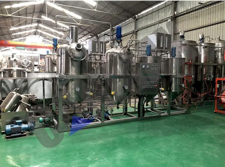 Water Refining Machine 10tons Daily Capacity Continuous Refined Lubricant Refine Engine ...