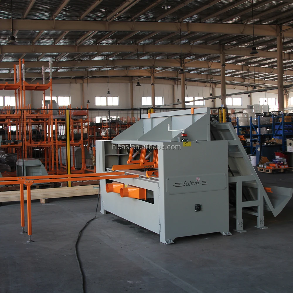 HICAS SF7013S Automatic Double Head Notching Machine with Automatic Feeder US Pallets Stringer Notcher Groover