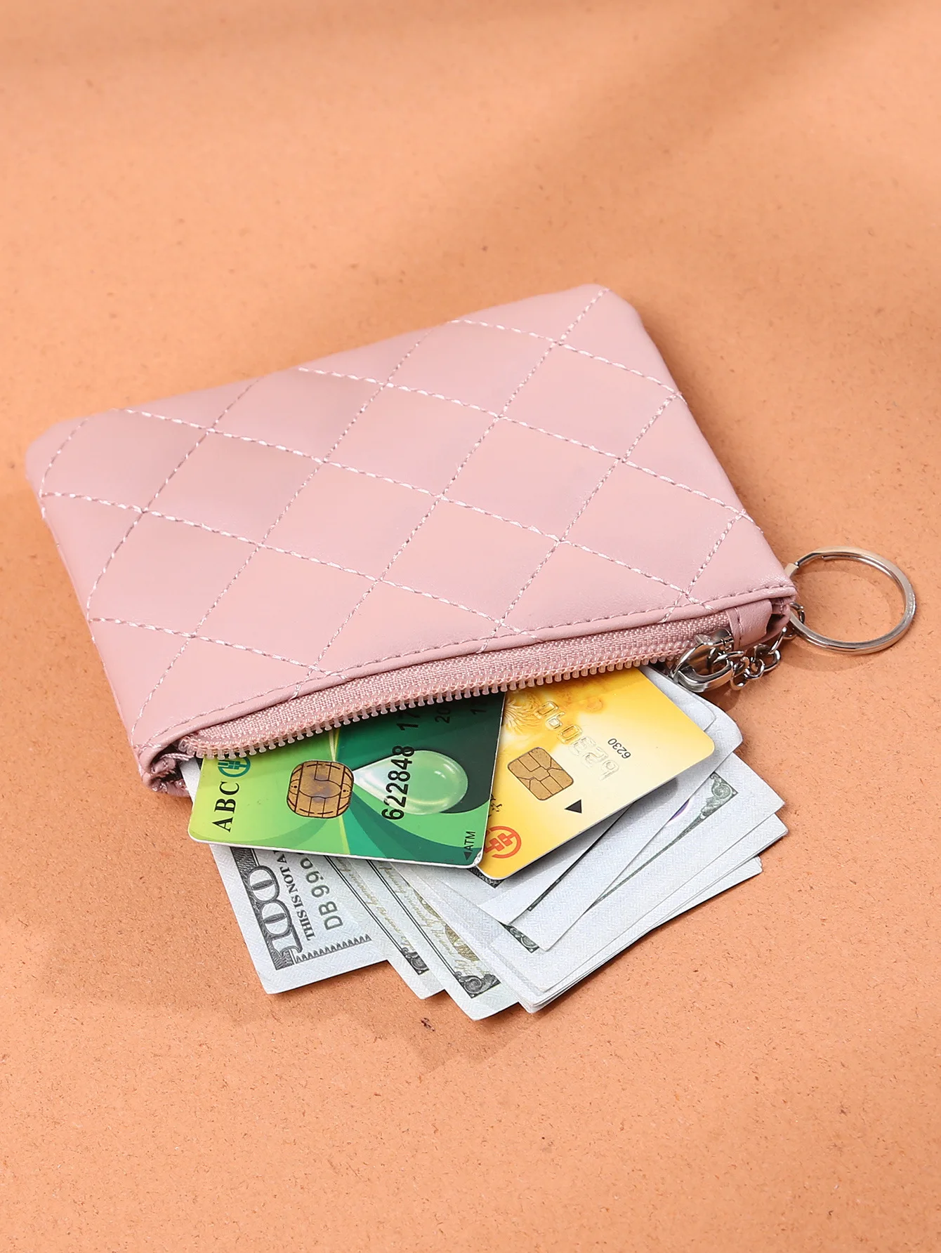 Wholesale Women Brand Designer Mini Coin Purse Keychain Ladies