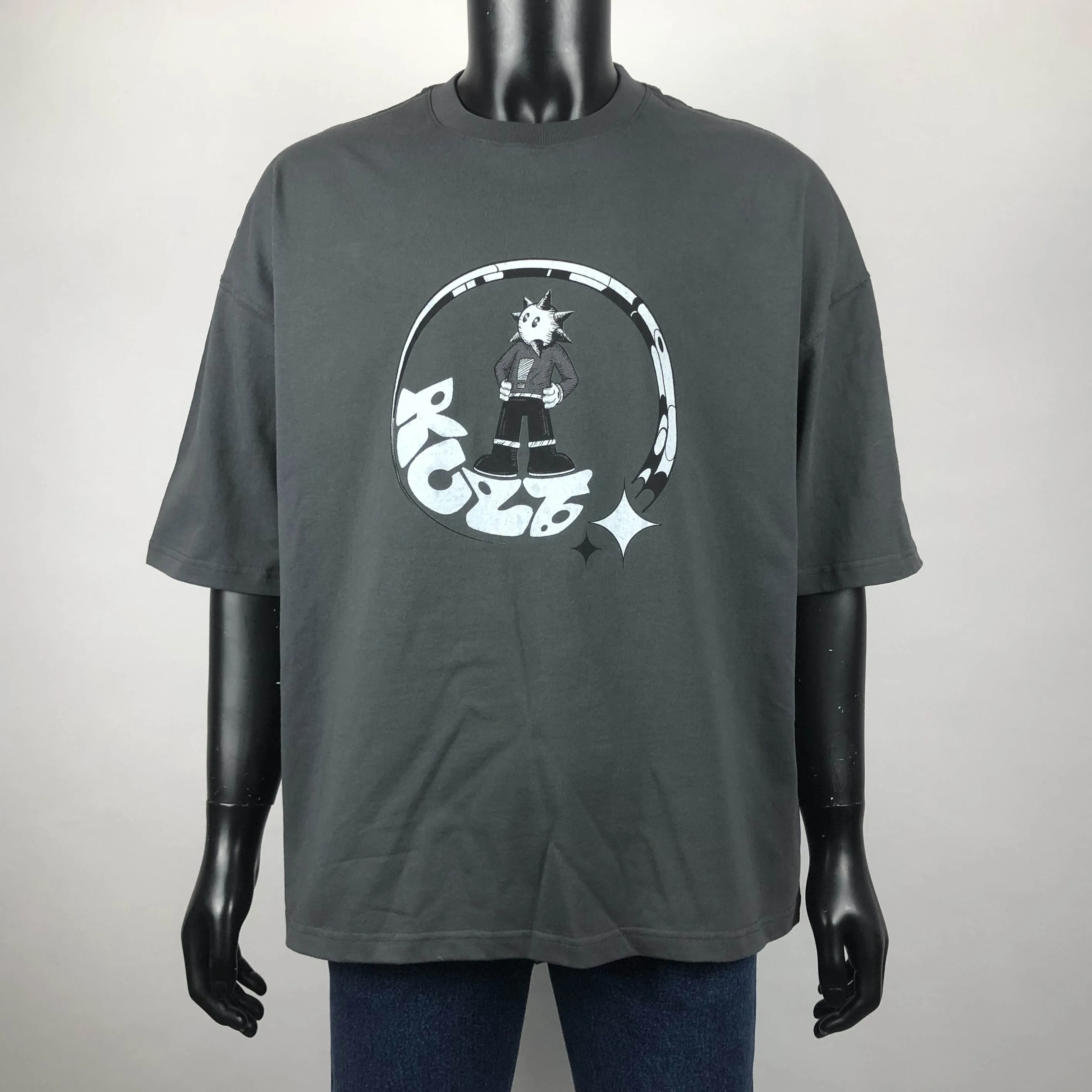Boxy Hip Hop 220 Gsm Drop Shoulder Graphic Heavyweight Tshirts Luxury ...