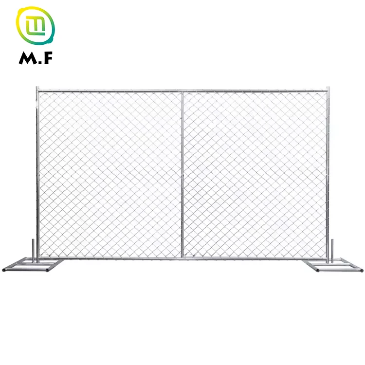 Panneau de clôture temporaire en chaîne galvanisée américaine
