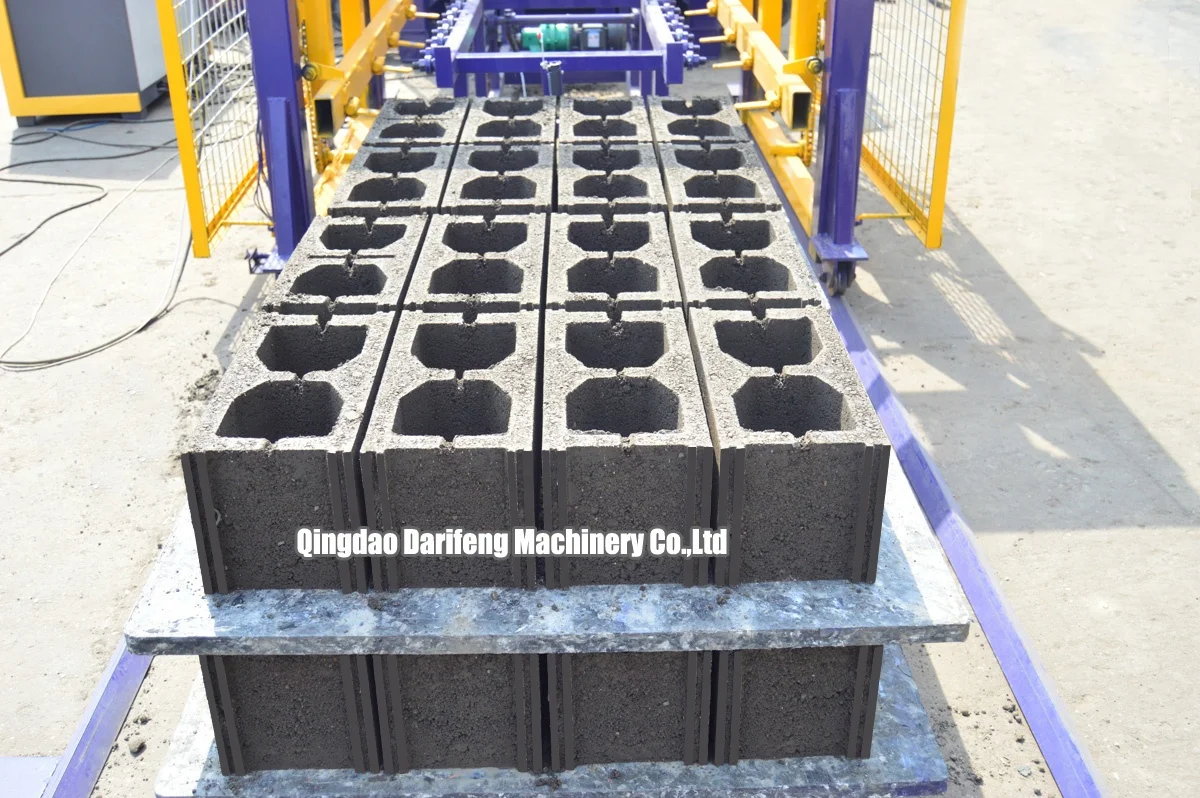 QT8-15 Automatic Hollow Block Making Machine Brick Production Line Building Block Machine Perfect for African and Spanish