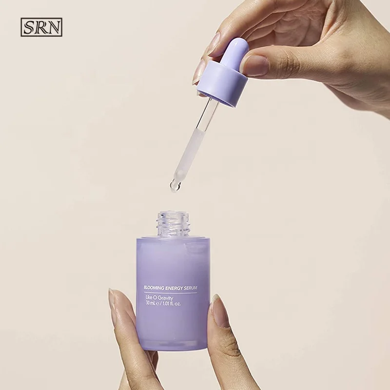 Private Label Niacinamide Purple Flower Oil Vitamin E Serum