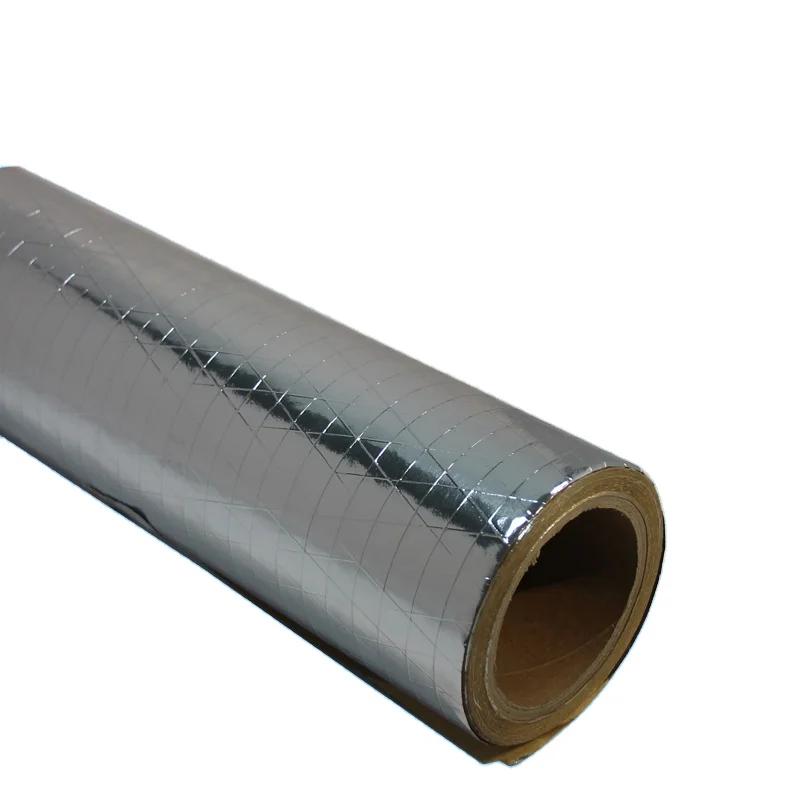 Aluminum Foil Thermal Insulation Black PP Scrim Kraft Paper Facing - China  Foil with Woven Fabric, Aluminum Foil Insulation