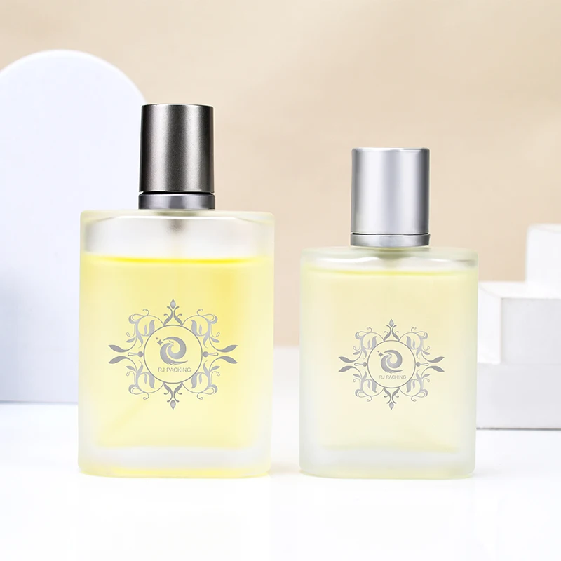 2 Leere Parfümflaschen Aus Dickem Glas (30 Ml & 50 Ml) Mit Feinem Zerstäuber – Inkl. 4 Nachfüllhilfen