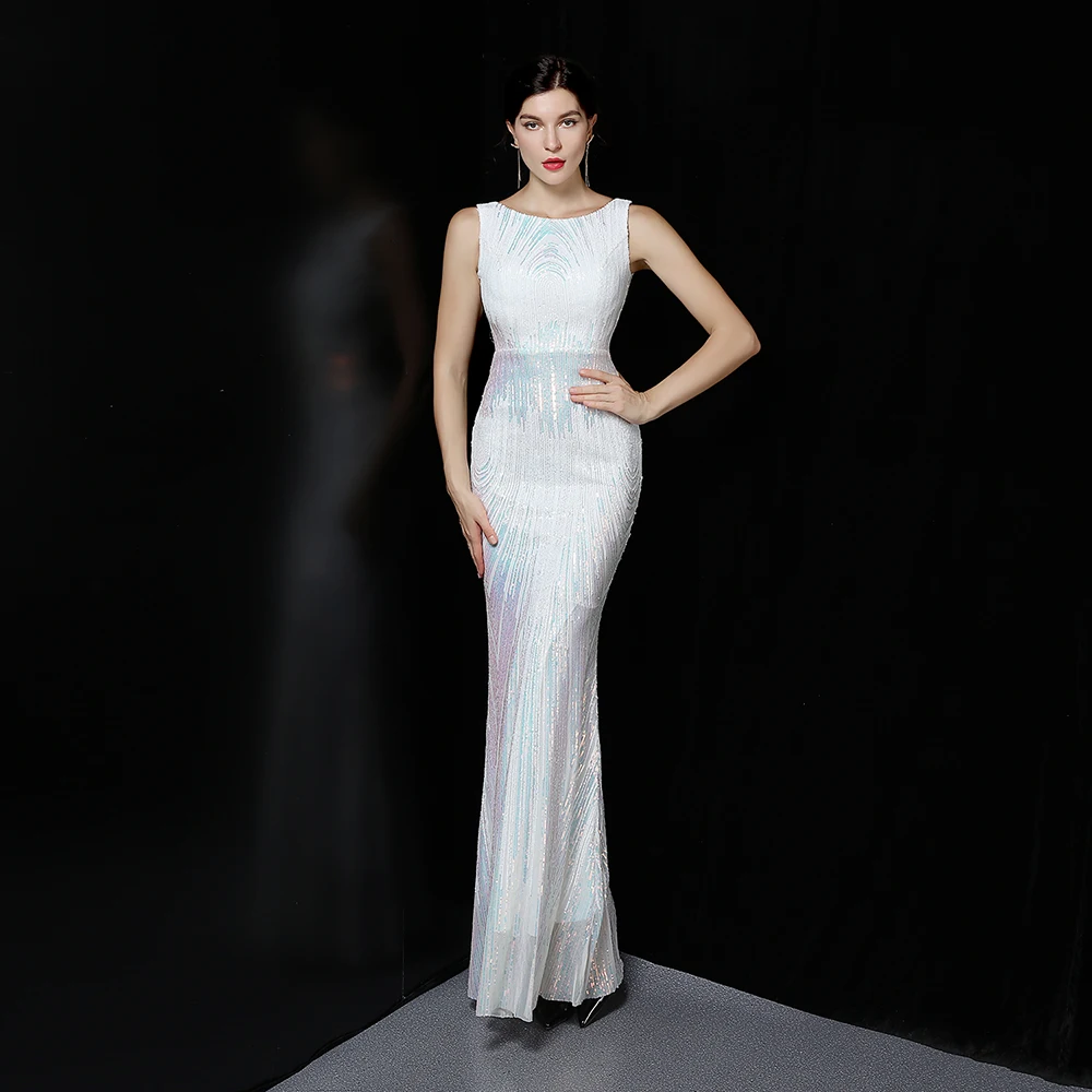 Sexy dress evening long sequins | 2mrk Sale Online