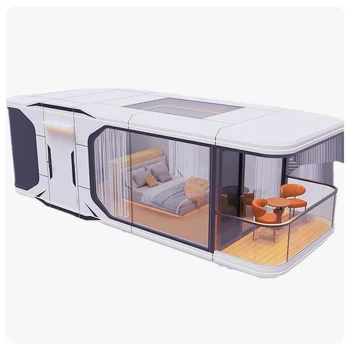 Cymdin Mobile homes Modern outdoor space Capsule Hotel Family cabins Luxury prefabricated container homes