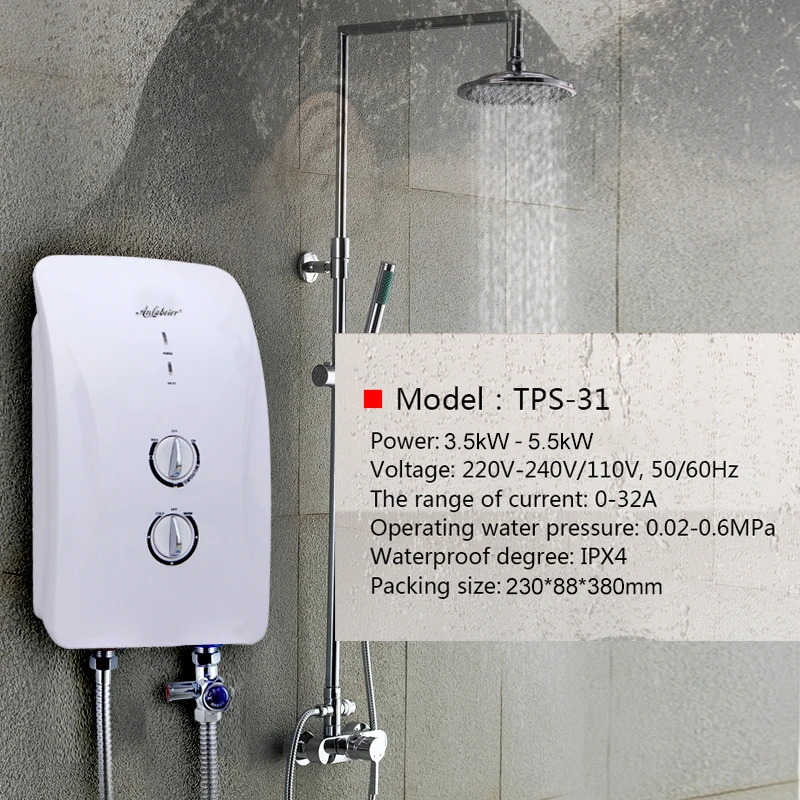 Super Ducha Instant Electric Heater with Memory Function Multi Point Hot Water Supply for Whole House Geyser