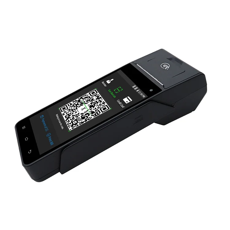 ZCS Z90 Android POS System with MSR IC NFC Reader Wireless Cash Register China POS Machines with Printer